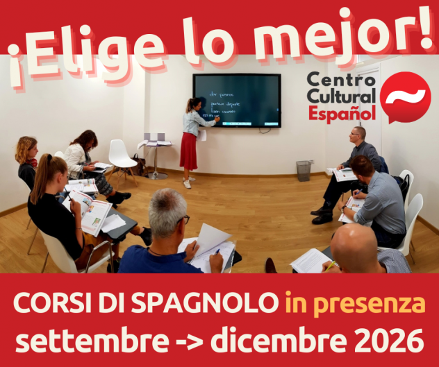 corsi di spagnolo a Torino per principianti: SET-OTT-NOV-DIC 2026