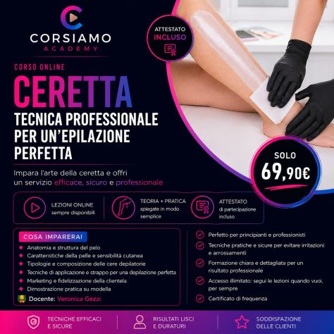 Corso online ceretta