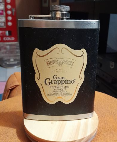 Bertagnolli fiaschetta whisky vuota