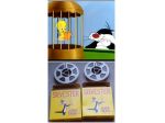 2 Filmini vintage in formato Super 8 dedicati a Gatto Silvestro e Titti.