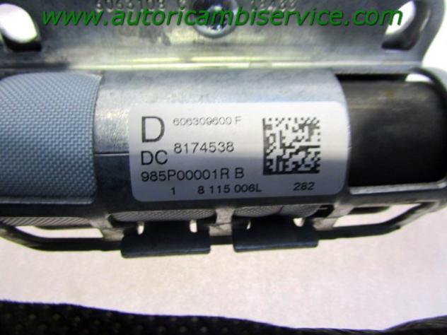 606309600F AIRBAG LATERALE A TENDINA LATO DESTRO RENAULT LAGUNA 2.0 110KW SW D AUT 5P (2008) RICAMBIO USATO - Foto 2