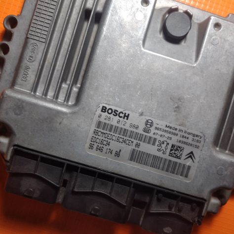 CENTRALINA Bosch EDC16C34 Citroën Peugeot 0281012980 9664617480 - Foto 3