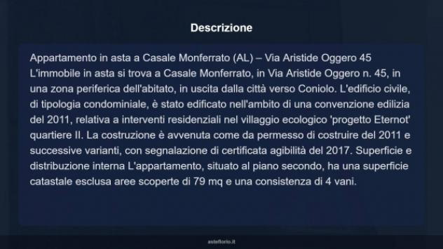 Immobile in asta di 79 m² in vendita a Casale Monferrato - Foto 7