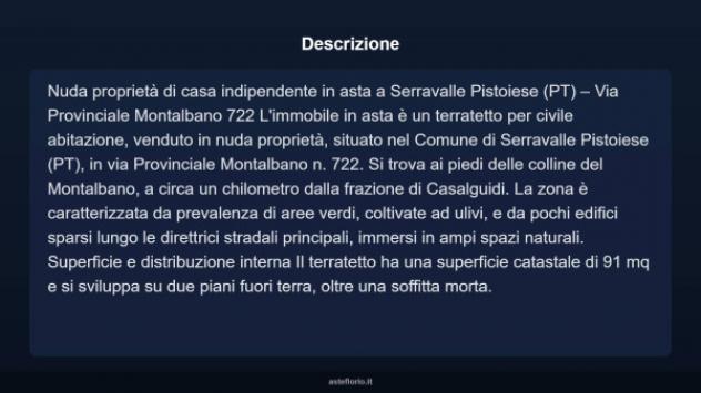 Immobile in asta di 91 m² in vendita a Serravalle Pistoiese - Foto 4