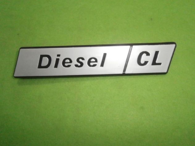 Fiat 131 diesel CL scritta logo targhetta fanale posteriore REAR PLATE FIAT 131