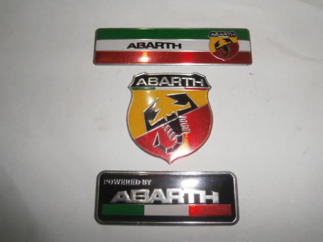 Targhette loghi scritte abarth Fiat Autobianchi NUOVI