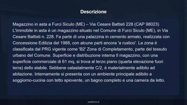 Immobile in asta di 61 m² in vendita a Furci Siculo - Foto 7