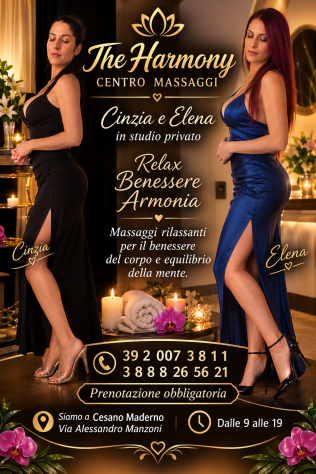 CINZIA Y ELENA MASSAGGI CORPO SU CORPO IN COMPLETA NUDITÀ - Foto 5 Tel:3920073811