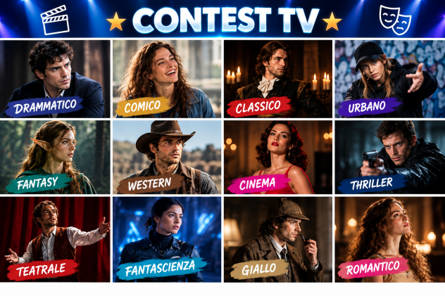 Volti Nuovi e Attrici per CONTEST TELEVISIVO