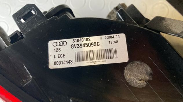 Fanale posteriore SX Audi A3 8V del 2015 (8V3945095C) - Foto 3