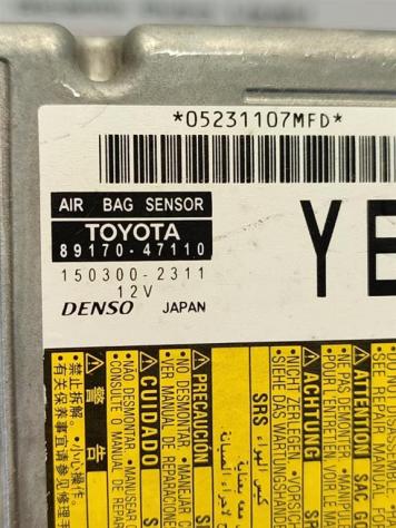 CENTRALINA AIRBAG TOYOTA Prius 3° Serie 89170-47110 150300-2311 2ZRFXE (0916) - Foto 3