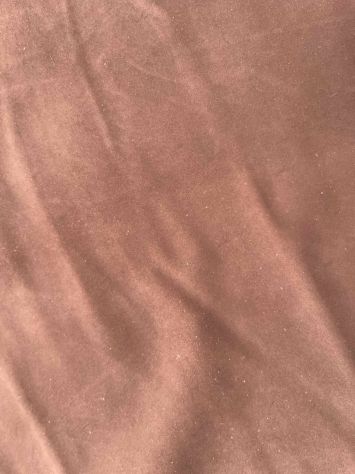 Pelle camoscio marrone per artigianato – D24 - Foto 5