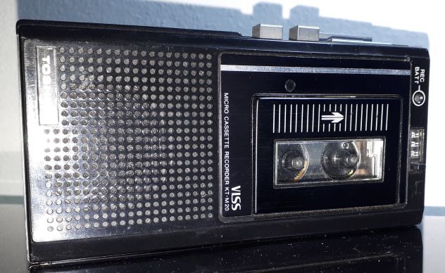 TOSHIBA VLSS MICRO CASSETTE RECORDER KT-M20. - Foto 6