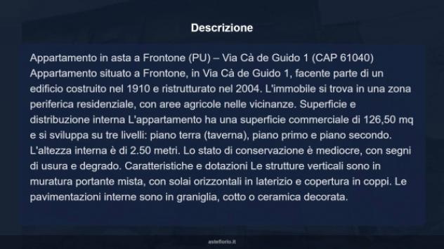 Immobile in asta di 126 m² in vendita a Frontone - Foto 8