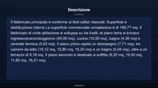 Immobile in asta di 199 m² con più di 5 locali in vendita a Marsciano - Foto 13