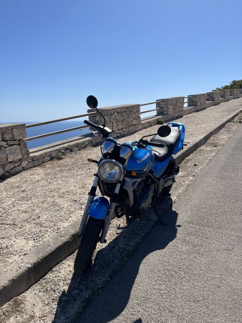 Kawasaki 500 ER5 azzurro in perfette condizioni
