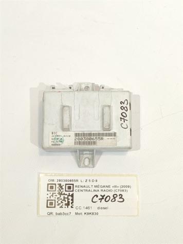 CENTRALINA AUTORADIO RENAULT Megane III 280380655R K9K830 (0816)