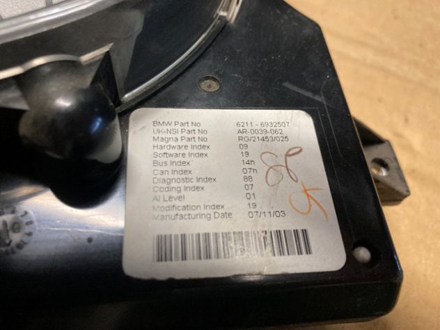 Quadro strumenti Mini Cooper 1.4TD R50 del 2004 (6932507) - Foto 4