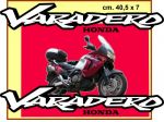 Coppia adesivi moto HONDA - VARADERO due colori