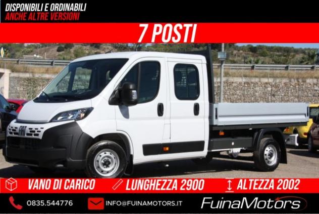 FIAT Ducato 35 2.2 Mjt 180CV - L3 H1 DOPPIA CABINA CASSONE rif. 23987534