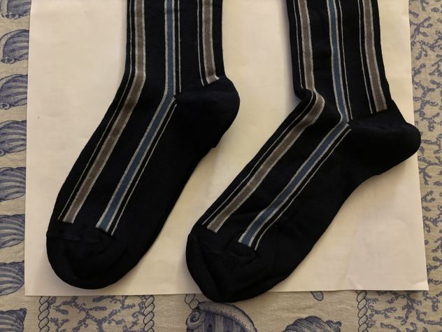 SET 2 PAIA CALZE NUOVE LUNGHE DA BAMBINO FIRMATE ORIGINALI EMPORIO ARMANI N32-33 - Foto 9