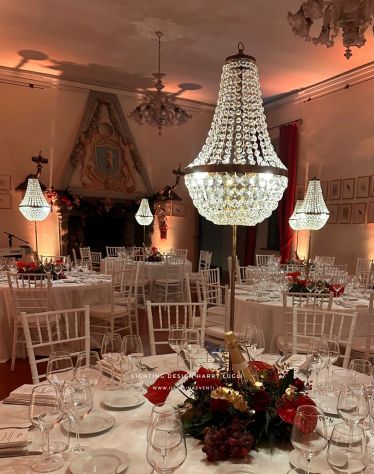 lampadari da tavolo con finitura vintage noleggio - Foto 5