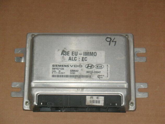 391102X547 ECU KIA RIO 1.3 5WY5712A SIMK42 39110-2X547 391102X547