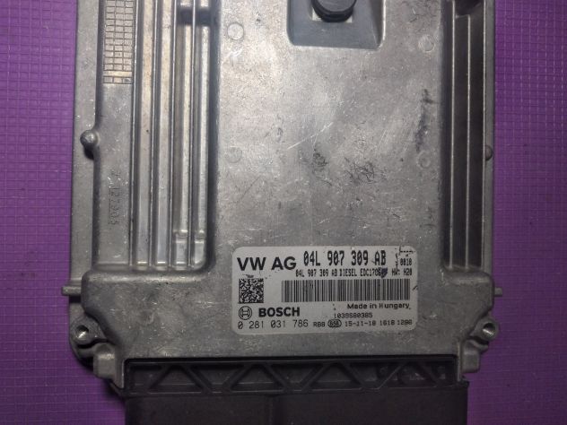ECU AUDI Q3 2.0 BOSCH 0281031786 04L907309AB 2014/11-2018/12 Centralina Audi 04 - Foto 4