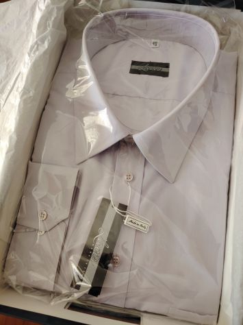 Camicia Uomo "LAVIS" Classic Calibrata manica lunga -Tg 49 collo 20 NUOVO - Foto 4