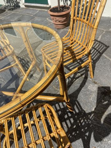 Tavolo Bamboo con sedie - Foto 3