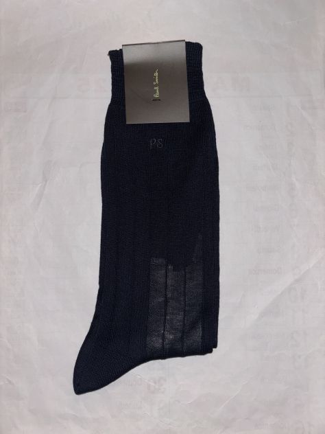 CALZE NUOVE DA UOMO LEGGERE IN COTONE FIRMATE ORIGINALI PAUL SMITH,MADE IN ITALY - Foto 2