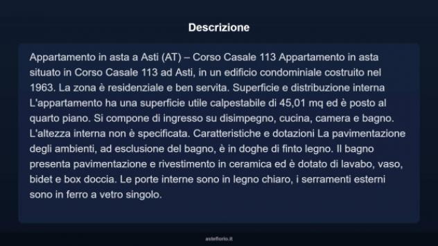Immobile in asta di 50 m² in vendita a Asti - Foto 3