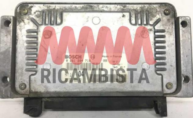 9630986880 0261204718 Peugeot 206 centralina motore Bosch