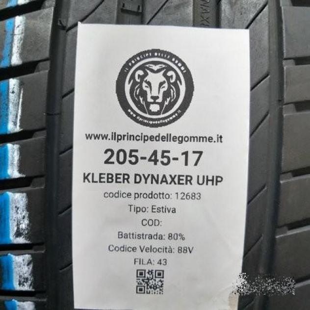 2 gomme 205 45 17 kleber a12683 - Foto 2