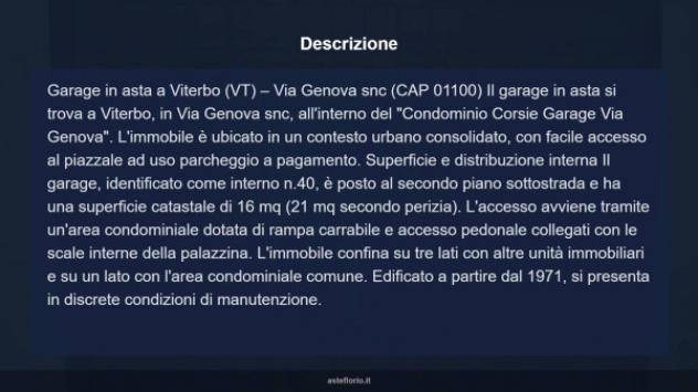 Immobile in asta di 16 m² in vendita a Viterbo - Foto 3