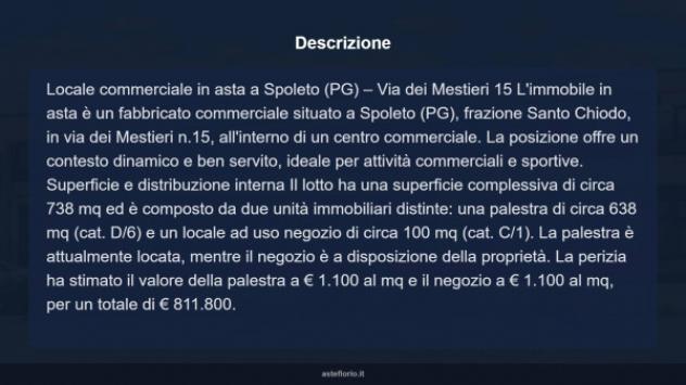 Immobile in asta di 738 m² in vendita a Spoleto - Foto 9