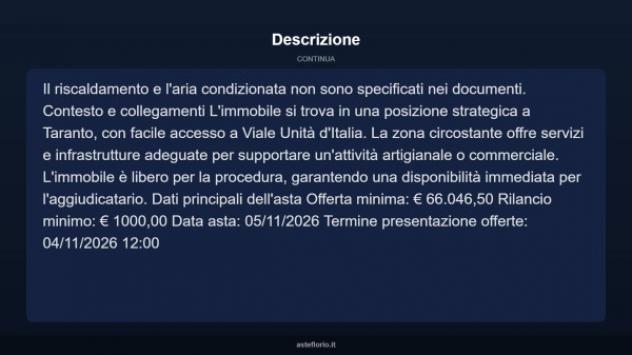 Immobile in asta di 335 m² in vendita a Taranto - Foto 4