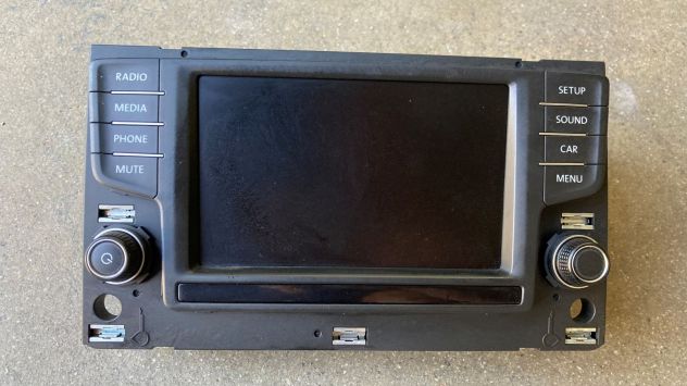 Display autoradio multifunzione Volkswagen Golf 7 del 2015 (3G0919605) - Foto 2