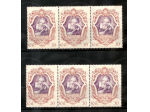 ITALIA francobolli in blocco di 3 - 1942-1952