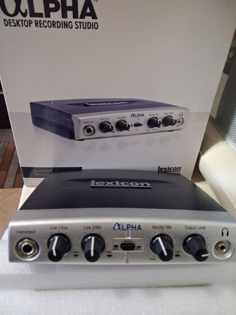 Vendo Scheda audio esterna USB Lexicon Alpha Lexalpha per musicisti - Foto 3