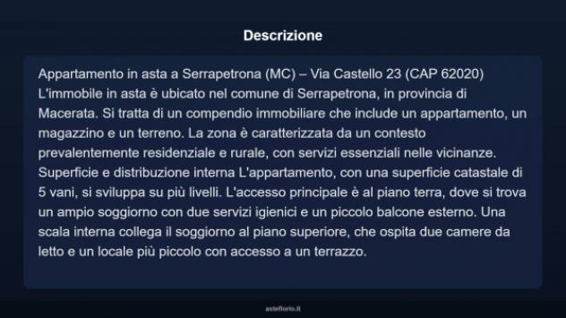 Immobile in asta di 52 m² in vendita a Serrapetrona - Foto 7