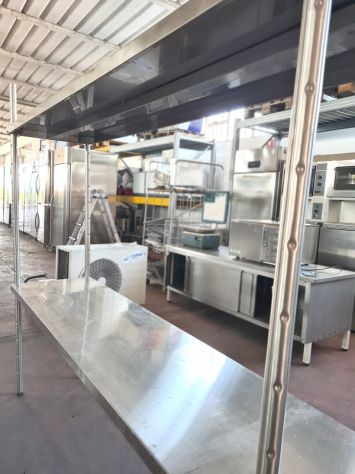 scaffalatura in acciaio per laboratori usata - Foto 2