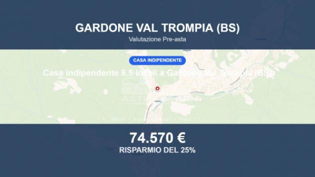 Immobile in asta di 190 m² con più di 5 locali in vendita a Gardone Val Trompia