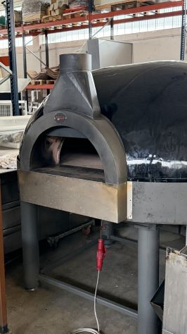 FORNO PIZZA ROTANTE LEGNA/GAS (PAVESI JOY 130) SEMINUOVO - Foto 5