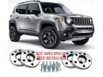 KIT 4 DISTANZIALI  PER " JEEP RENEGADE "ANTERIORI SP.20 E POSTERIORI SP.23MM..