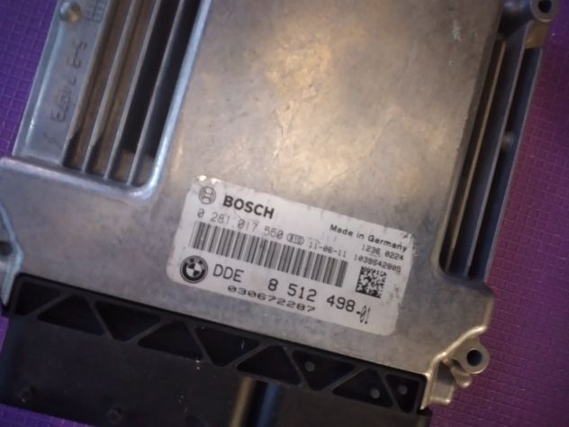 CENTRALINA MOTORE ENGINE ECU BMW SERIE 1 E87 E82 120D SPORT 2.0 CODE: 0281017550 - Foto 3