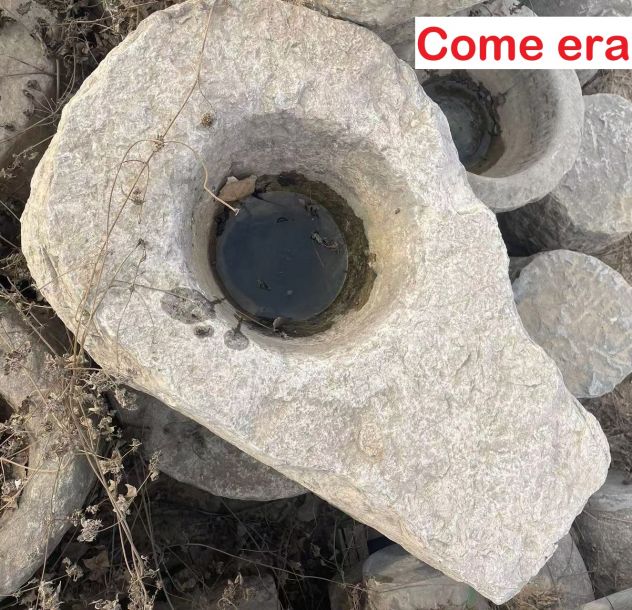Fontana ricavato da mortaio antico in pietra - Foto 2