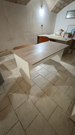 Scrivania Moderna 160x80 - Top Olmo naturale - Foto 3