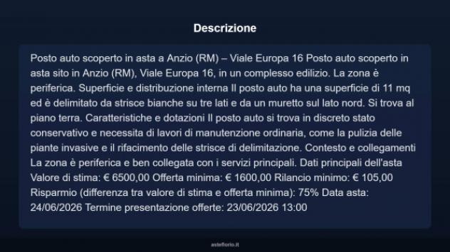 Immobile in asta di 11 m² in vendita a Anzio - Foto 4