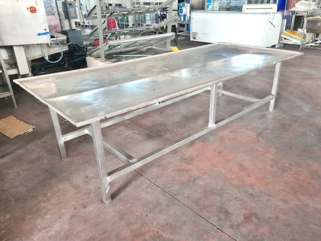 tavolo inox per salumificio usato